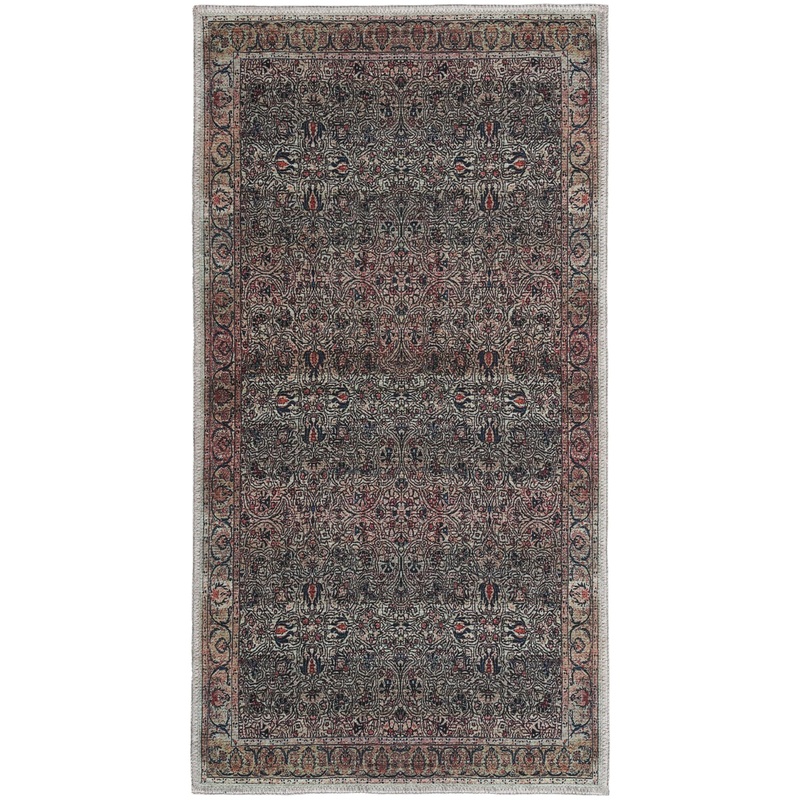 Nourison Grand Washables 2′ x 4′ Emerald Vintage Indoor Rug