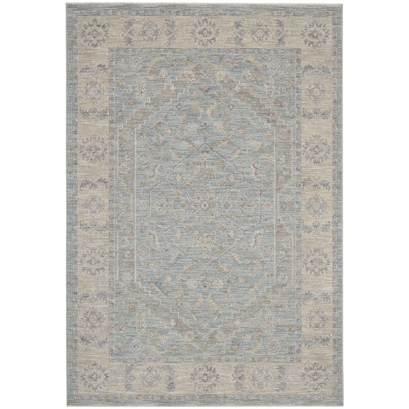 Nourison Infinite 5’3″ x 7’8″ Blue Vintage Indoor Rug