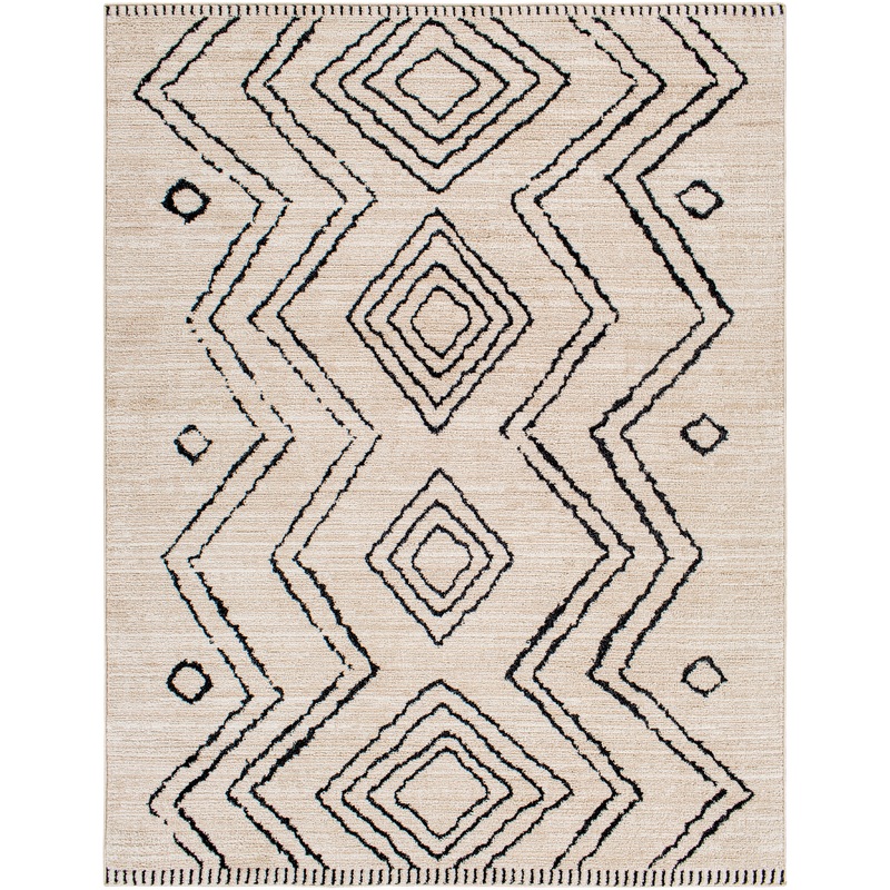 Cozy 30536 Machine Woven Synthetic Blend Indoor Area Rug by Surya Rugs