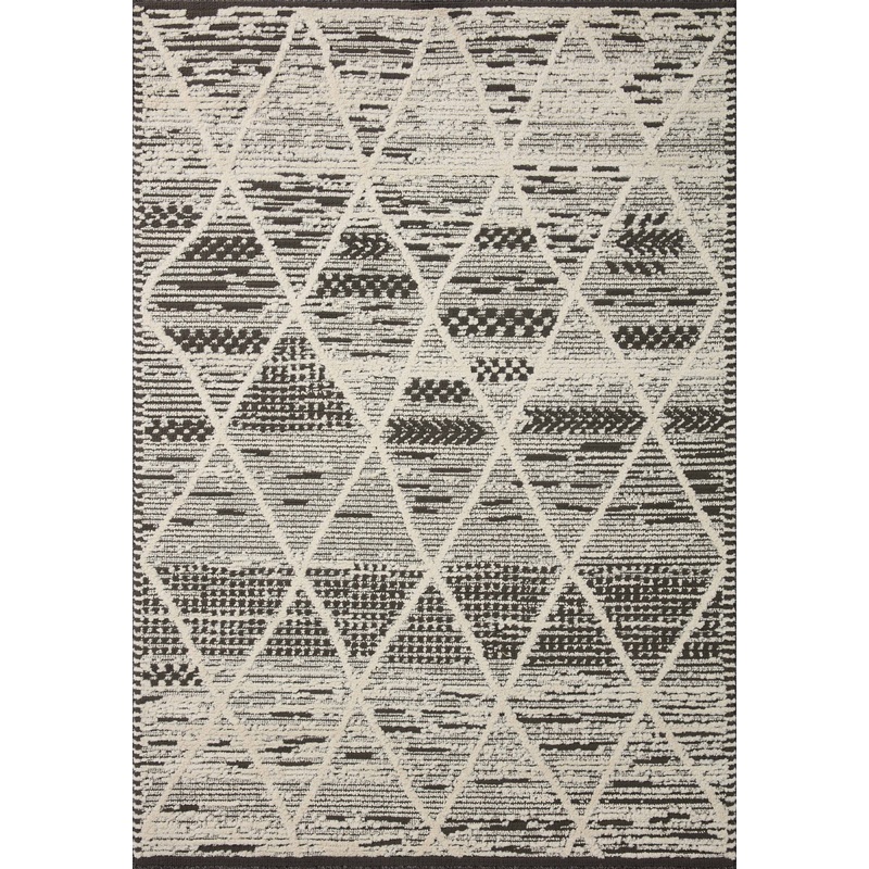 Loloi II Fabian Rug | Charcoal / Ivory