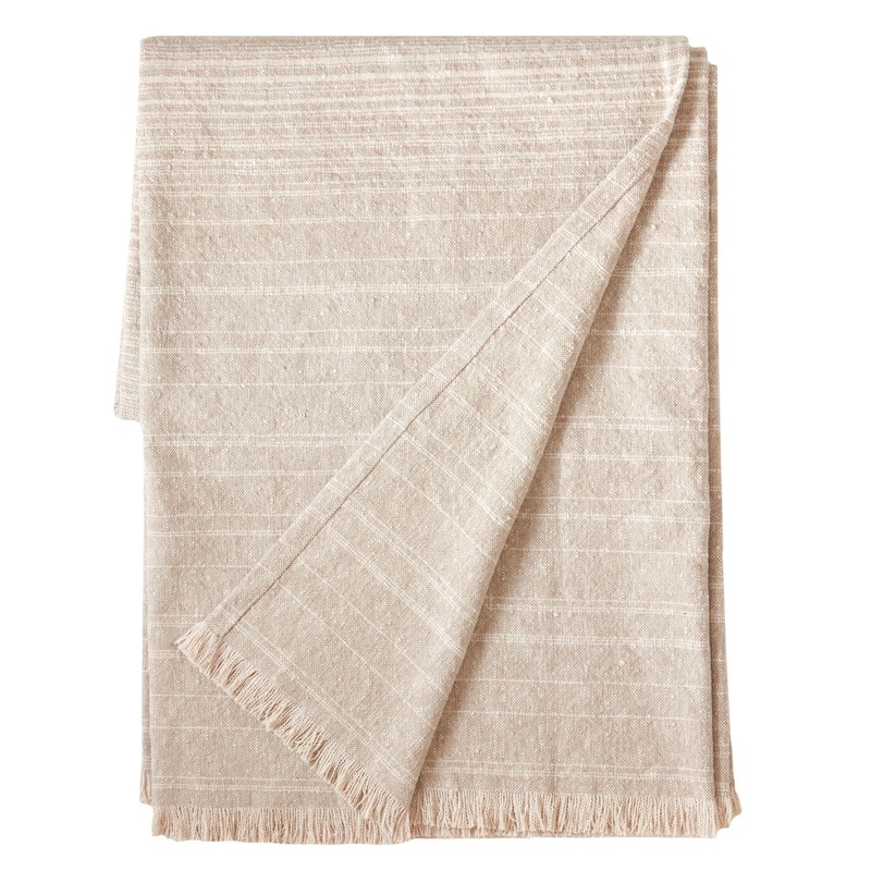 Oliver Ombre Throw | Natural
