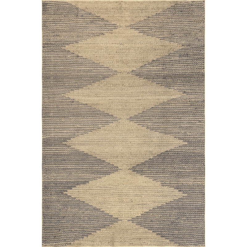 Reema Easy-Jute Washable Pyramids Rug | Natural