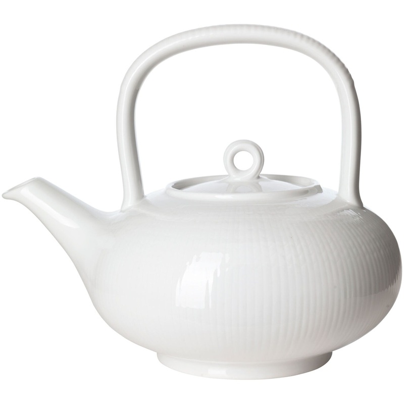 Rorstrand Swedish Grace Teapot Snow