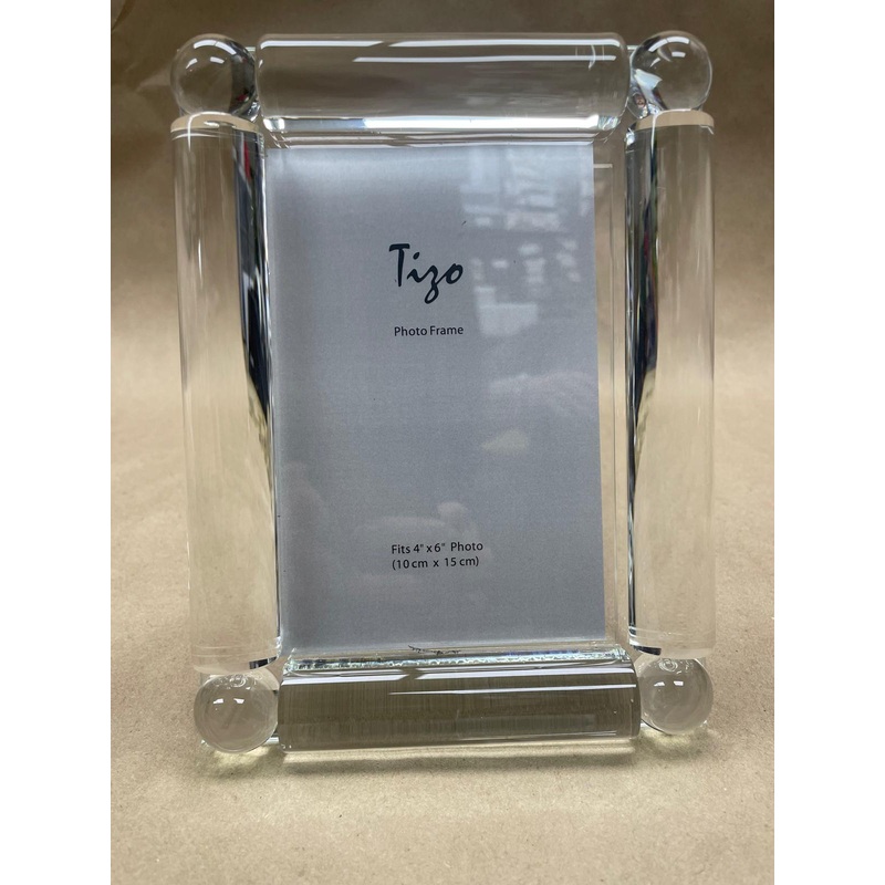 Tizo Design Crystal Glass 4 Corner Ball Frame