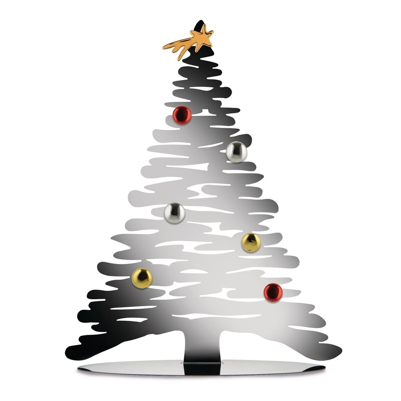 Alessi Bark for Christmas, Christmas Tree in Polished Steel