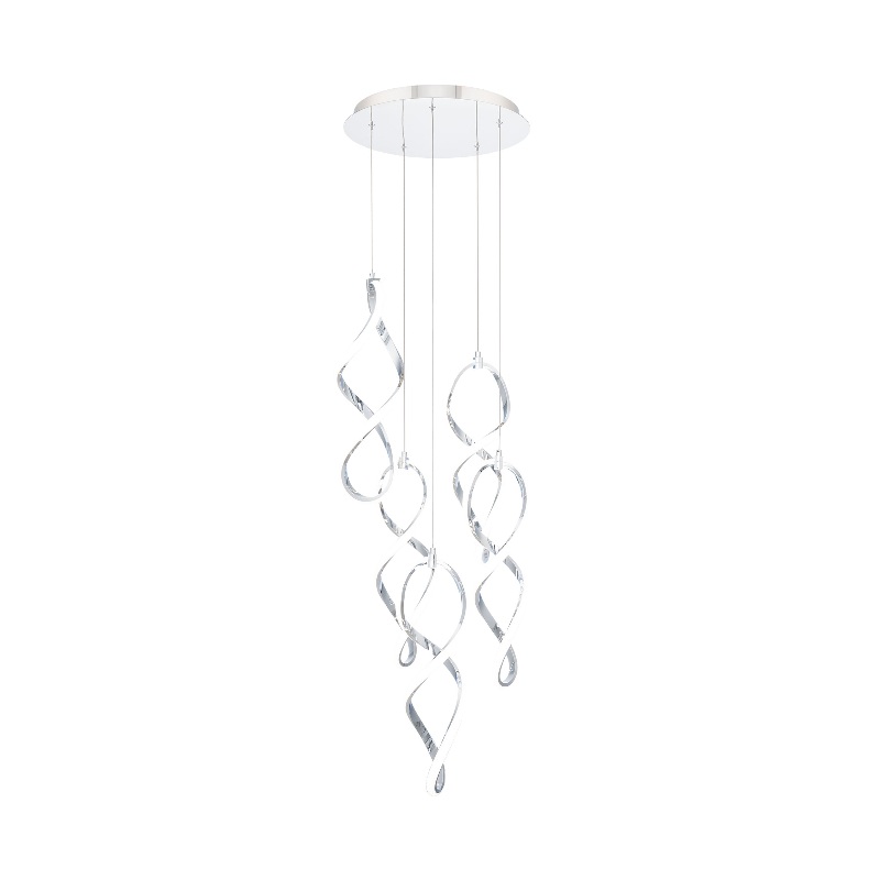 dweLED PD-47805R Interlace Round 5-lt 17″ LED Pendant