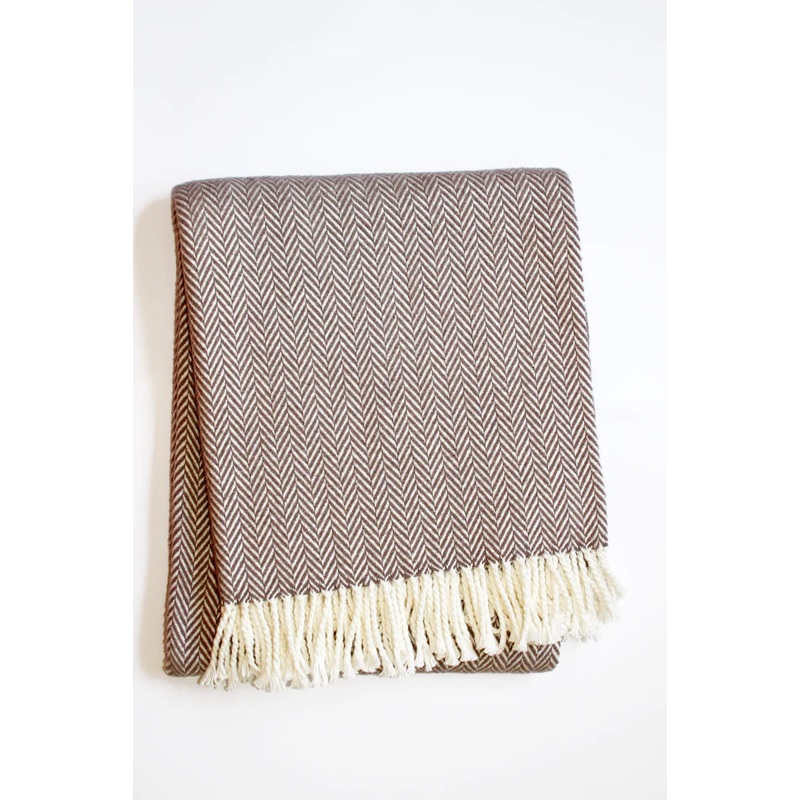 Herringbone Plush Throw