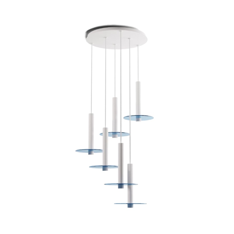 Koncept CMP-C6-S-12 Combi LED Pendant, Glass Plate