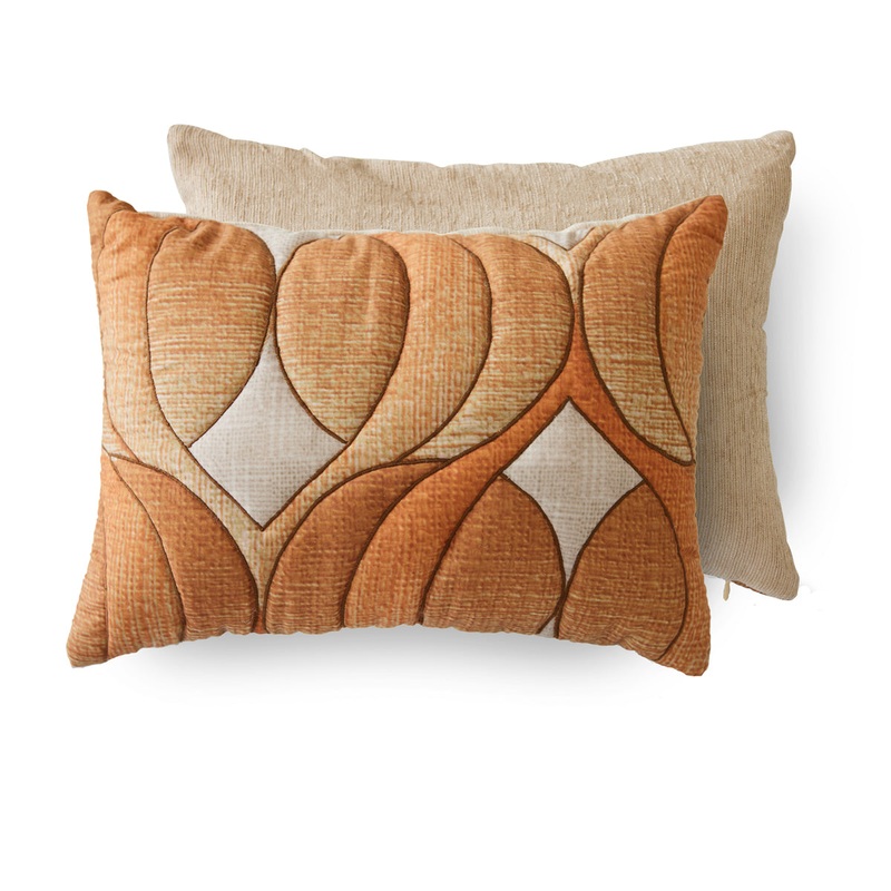 Padded Cushion Retro Wave 40 x 30cm