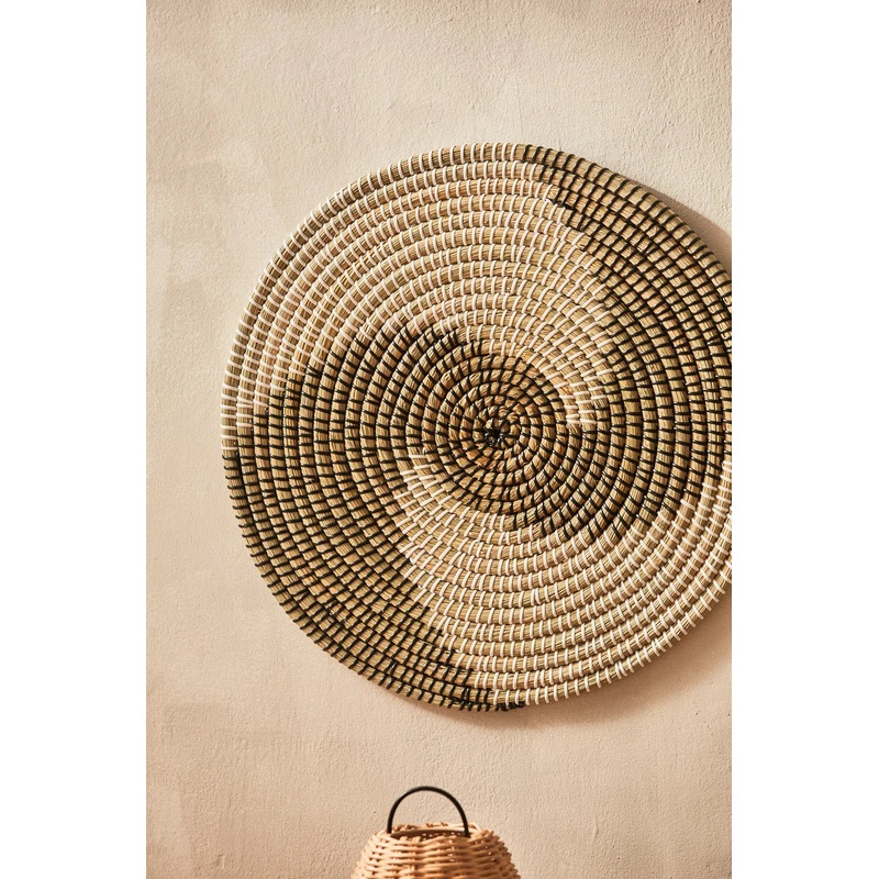 Plato decorativo de junco de mar Amiyaf