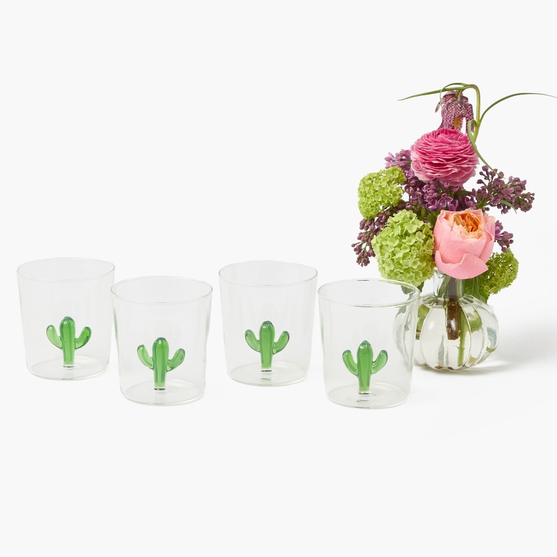 Cactus Glasses (Set of 4)