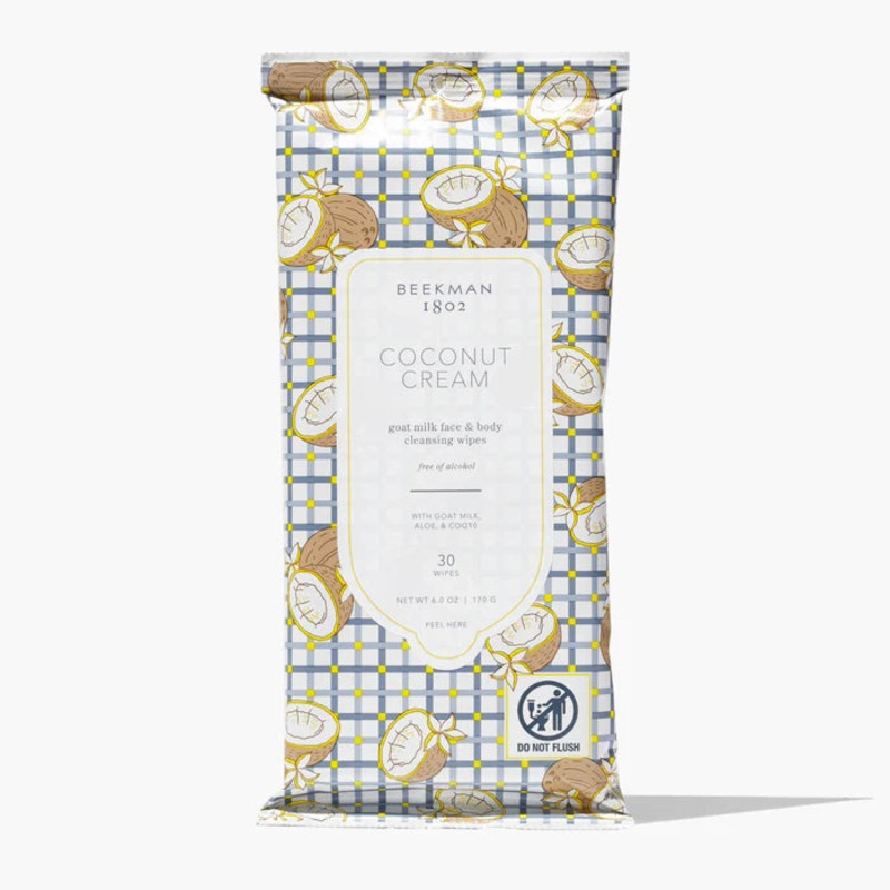 Coconut Cream Facial Cleansing Wipes
