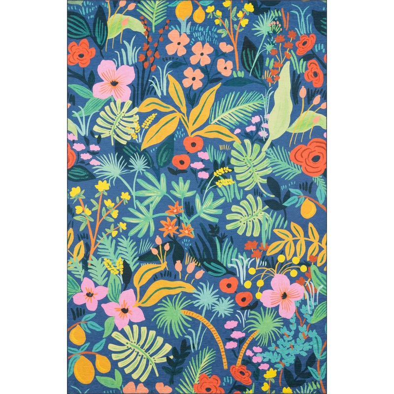 Rifle Paper Co. x Loloi Veranda Rug | Terracotta Blue