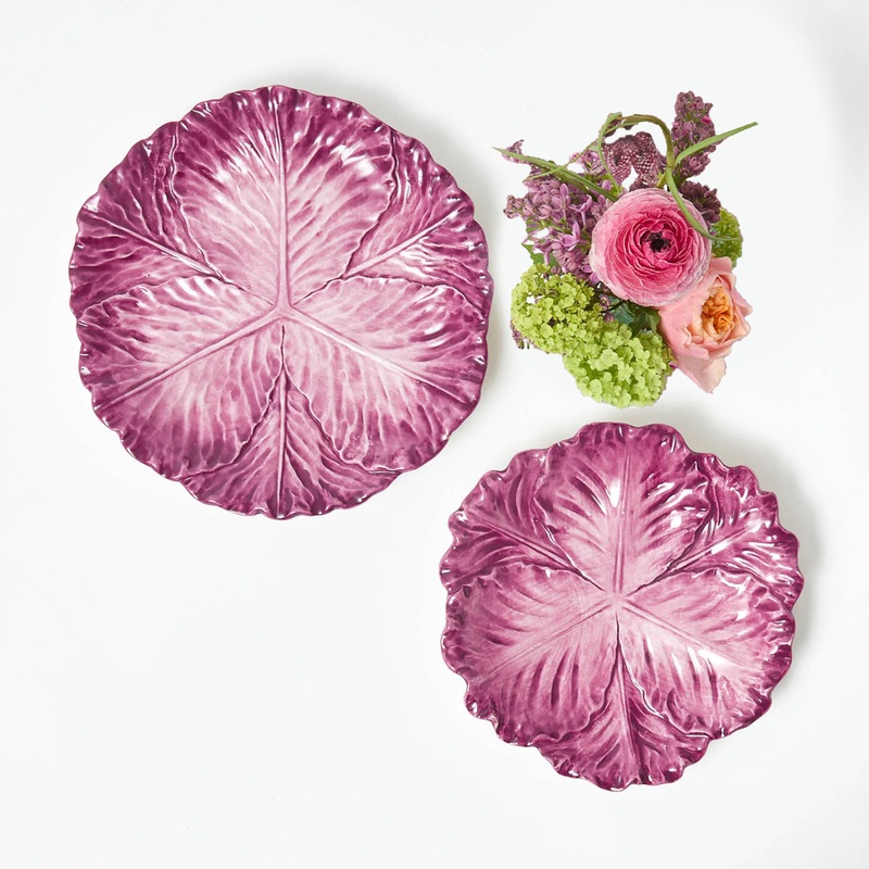 Serena Aubergine Cabbage Starter Plate