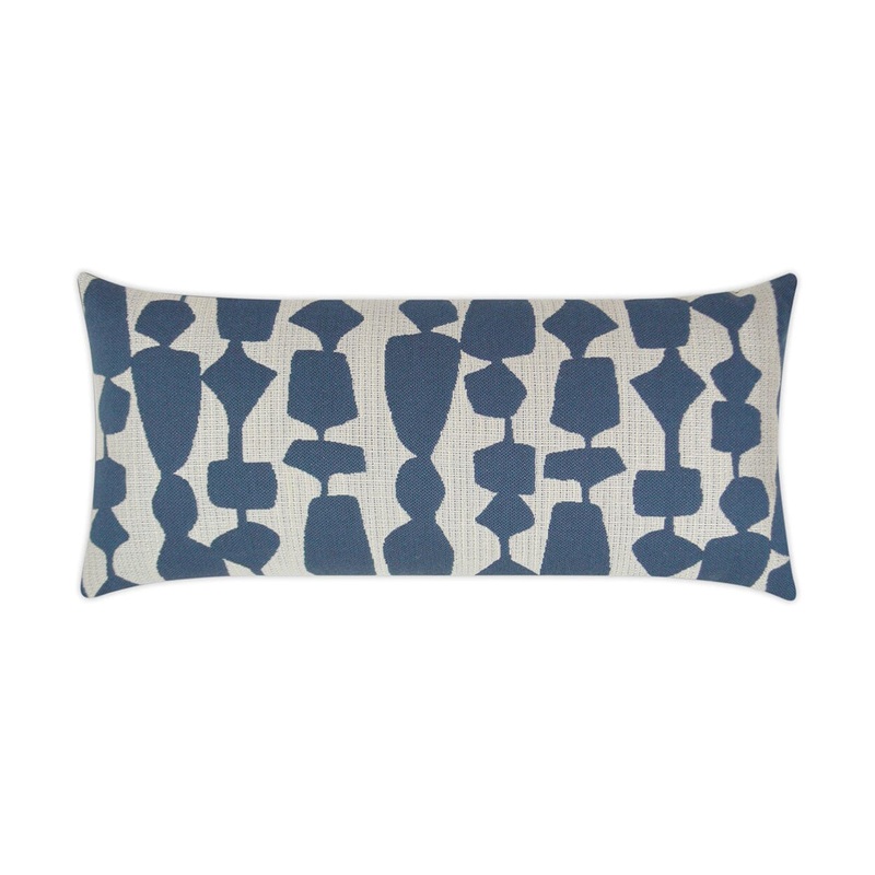 D.V. Kap 12″ x 24″ Outdoor Lumbar Pillow | Freya Denim