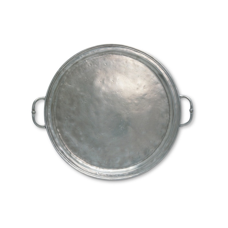 Round Tray with Handles