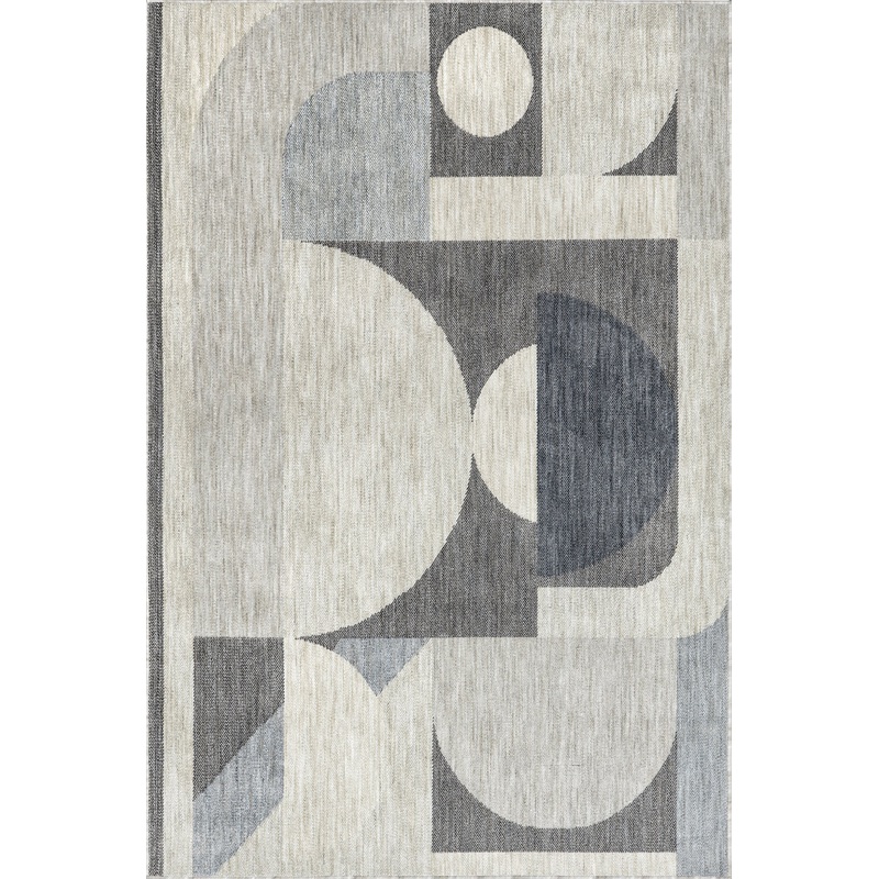 Salia Renewed Moons Rug | Grey