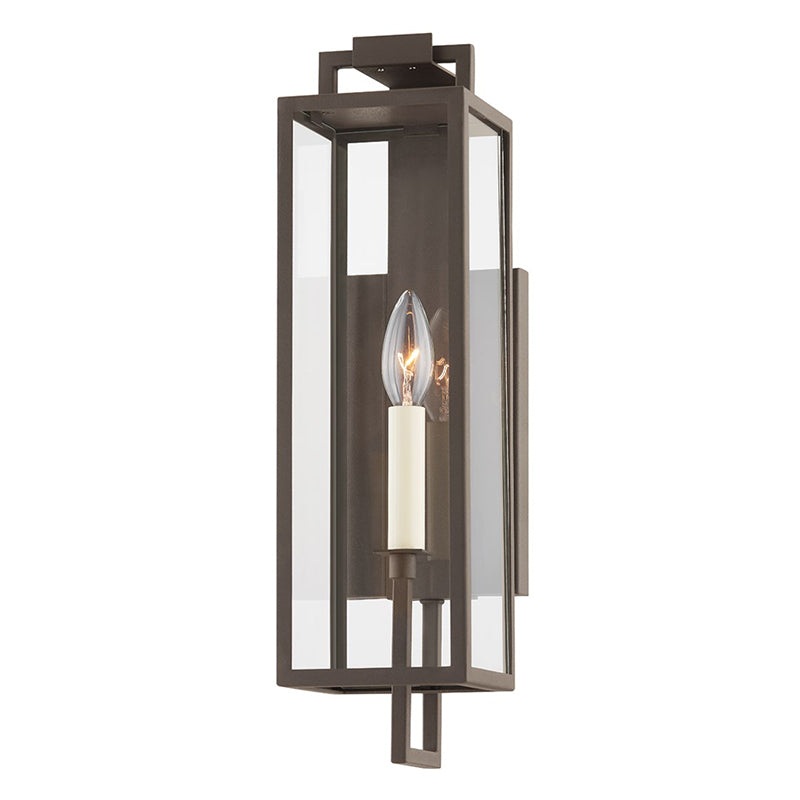 Troy B6381 Beckham 1-lt 17″ Tall Outdoor Wall Sconce