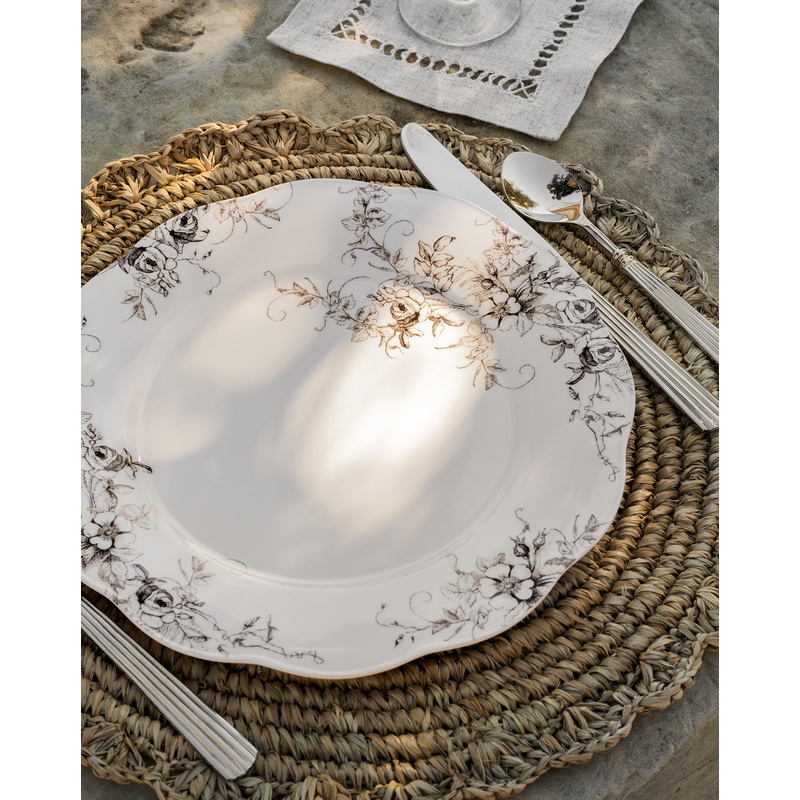 Avondale Melamine Dinner Plates (Set of 4)