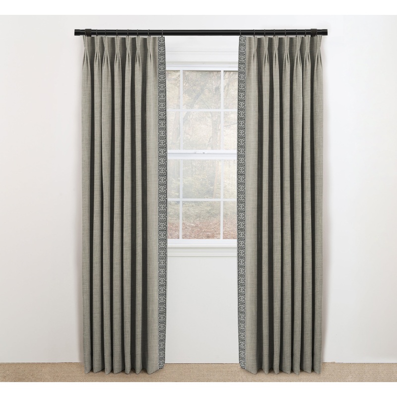 Drapery Panel-Modern Raven