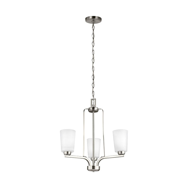Generation 3128903EN3 Franport 3-lt 20″ LED Chandelier