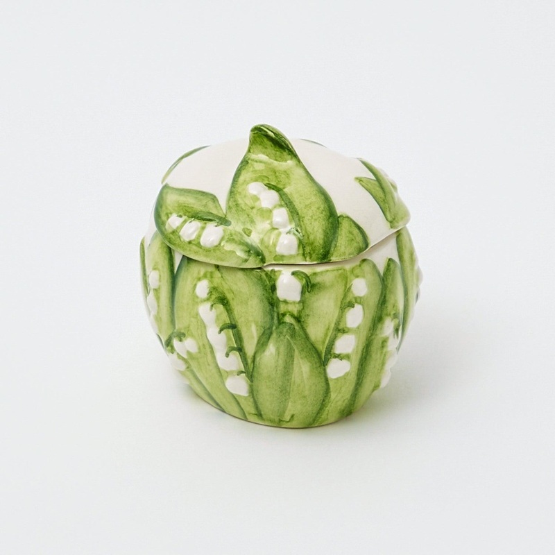 Lily of the Valley Sugar Pot