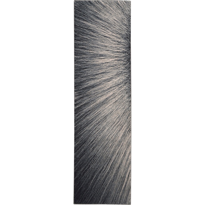 Nourison Home Moroccan Celebration 2’2″ x 7’6″ Blue/Grey Modern Indoor Rug