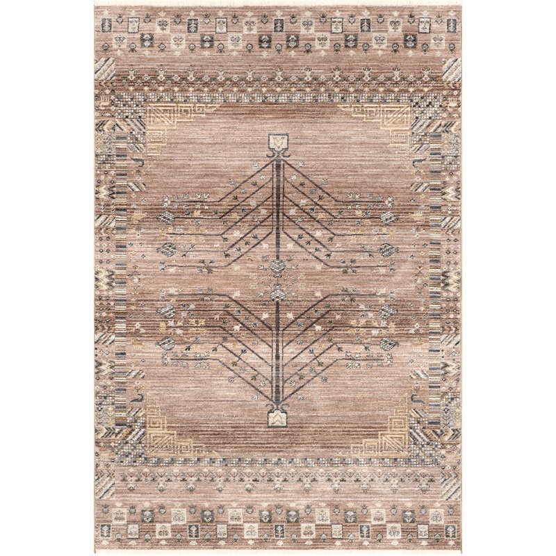 Carmina Antique Meadow Rug | Rust