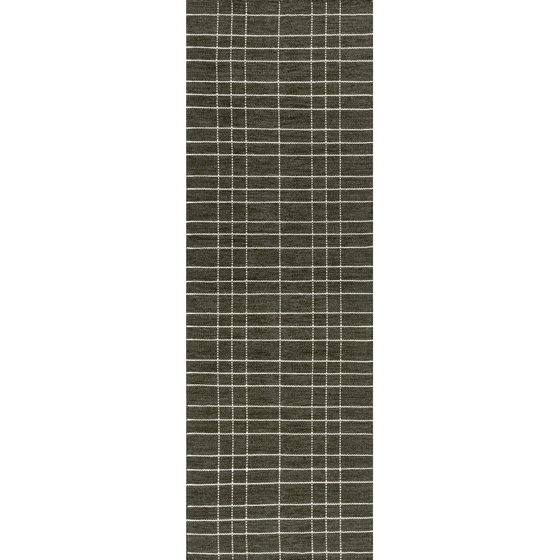 Charlie Plaid Wool Rug | Green