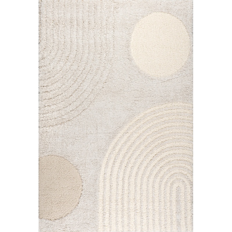 Maren Hazy Swirls Rug | Beige