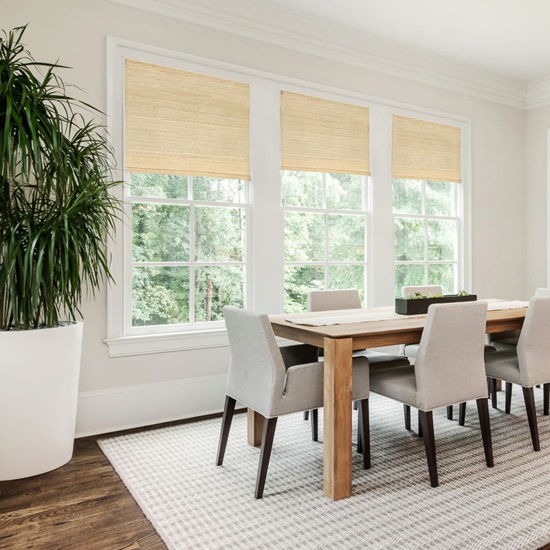 Natural Jute & Hemp Blinds & Shades | Oatmeal Yellow