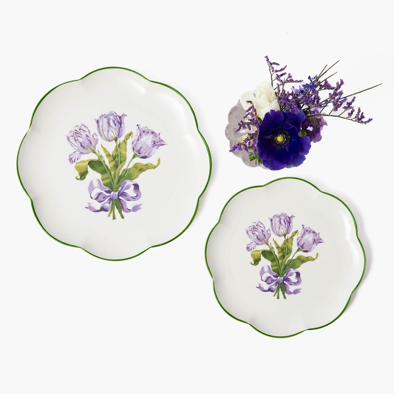 Purple Tulip Starter Plate