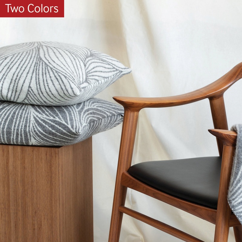 Flette Norwegian Wool Cushion, Two Color Variants