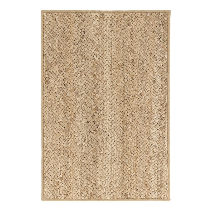 Collins Braided Woven Jute Custom Rug | Natural