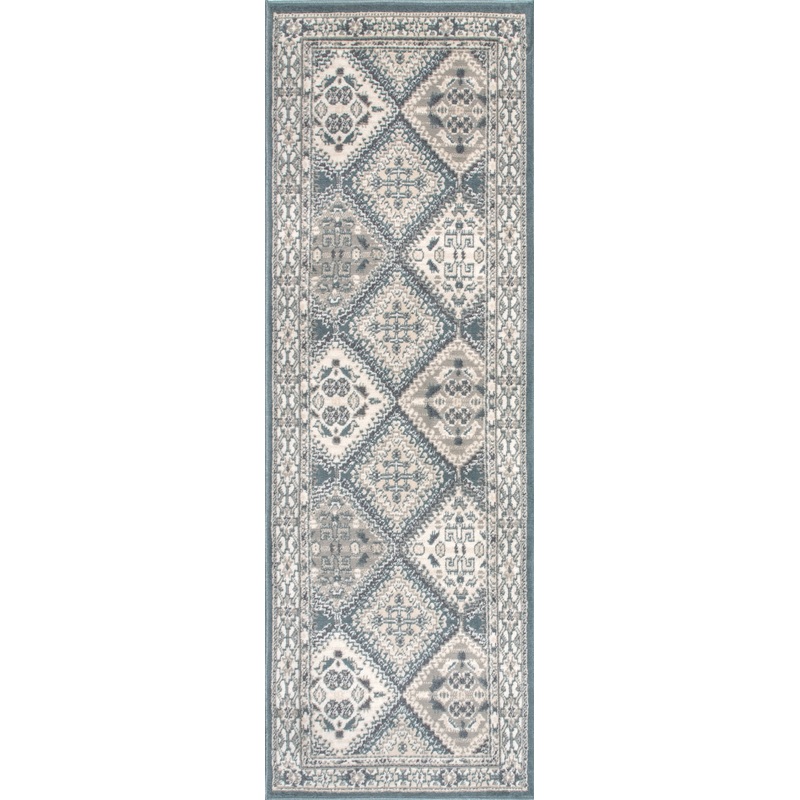 Melange Tiles Rug | Blue
