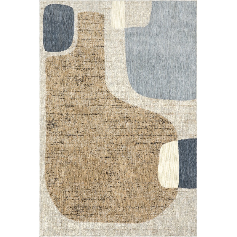 Ryanna Mid-Century Modern Abstract Area Rug | Multicolor