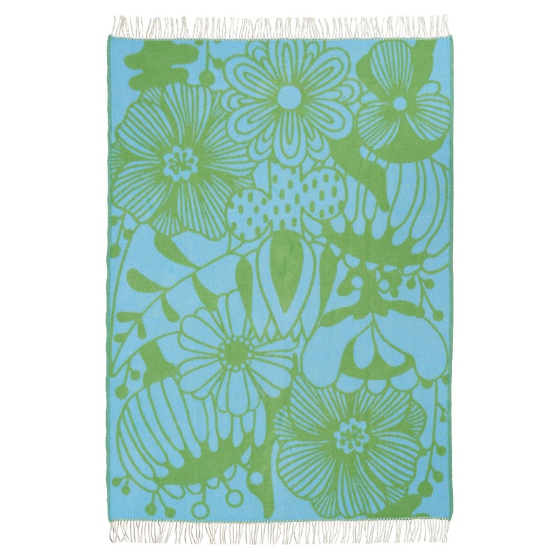 Blomranka Brushed ECO Lambswool Throw, Two Color Variants