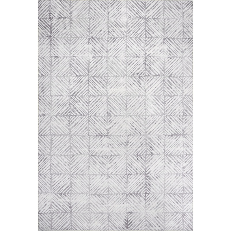 Johanna Tiled Washable Indoor/Outdoor Rug | Grey