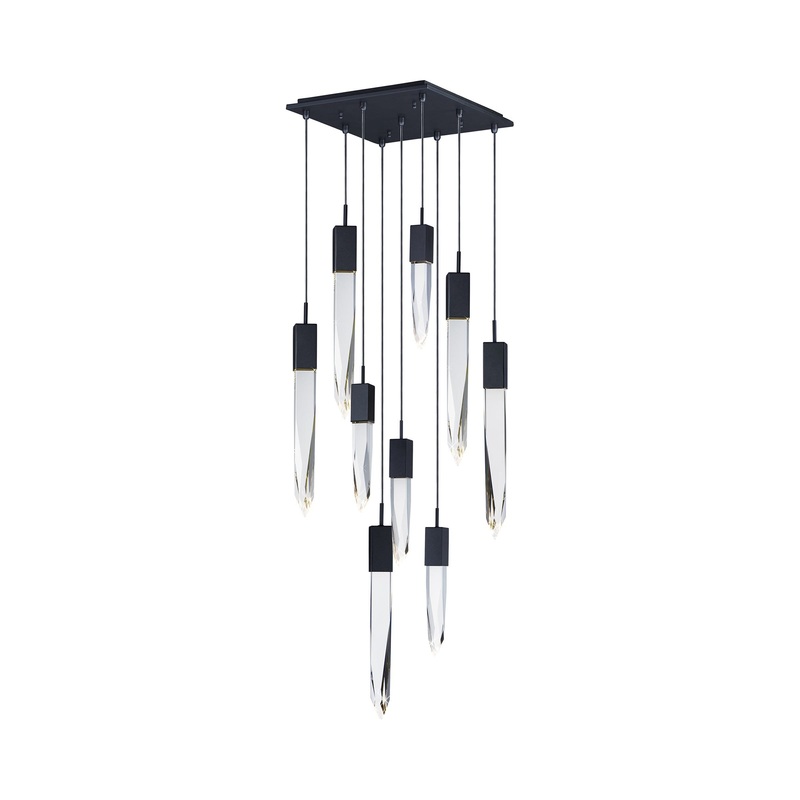 Quartz LED Multi Light Pendant Light
