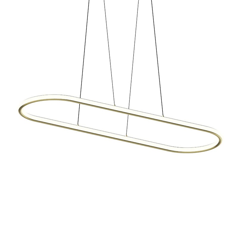 Sonneman 2243 Luna 2-lt 62″ LED Racetrack Pendant