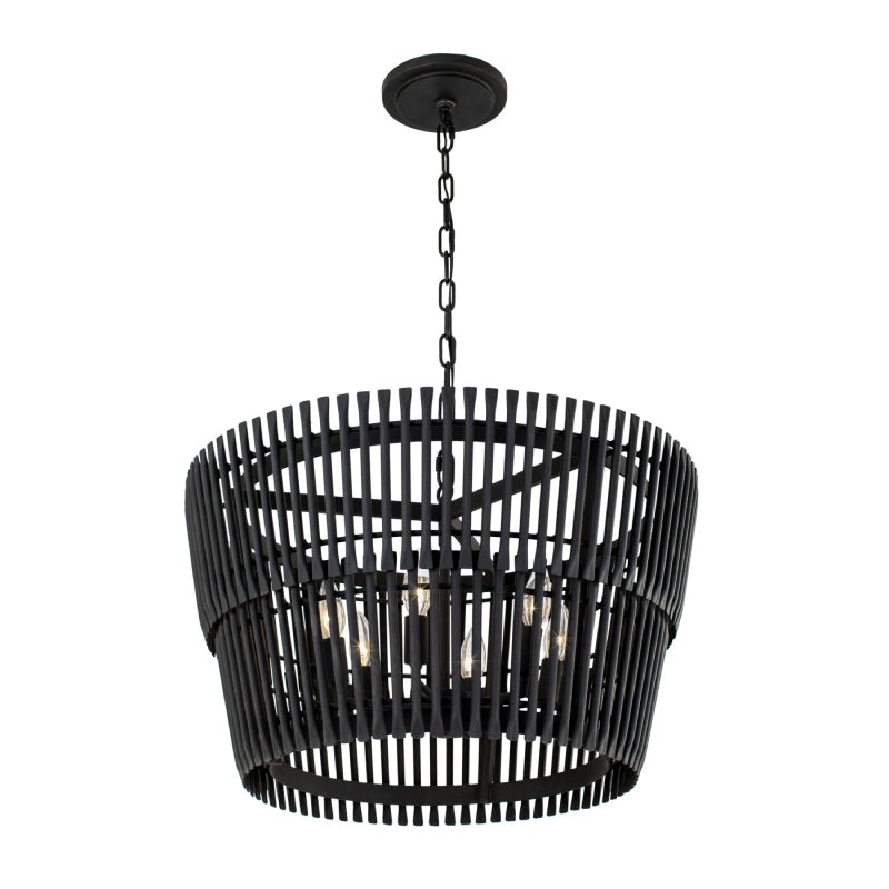 Varaluz 355P06S Apollo 6-lt 24″ Pendant