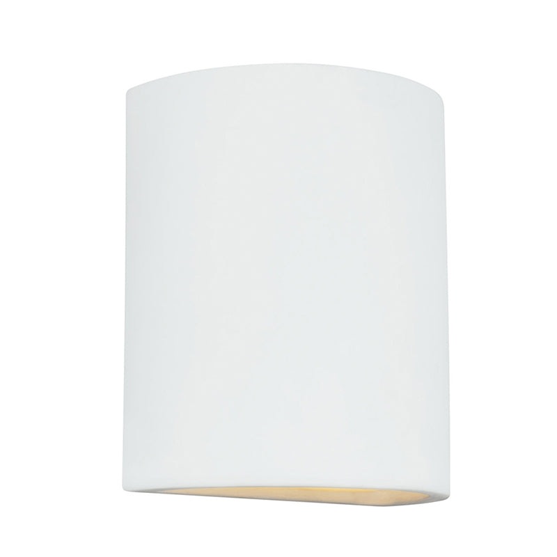 Generation 8304701EN3 Paintable Ceramic Sconces 1-lt 8″ LED Outdoor Wall Lantern