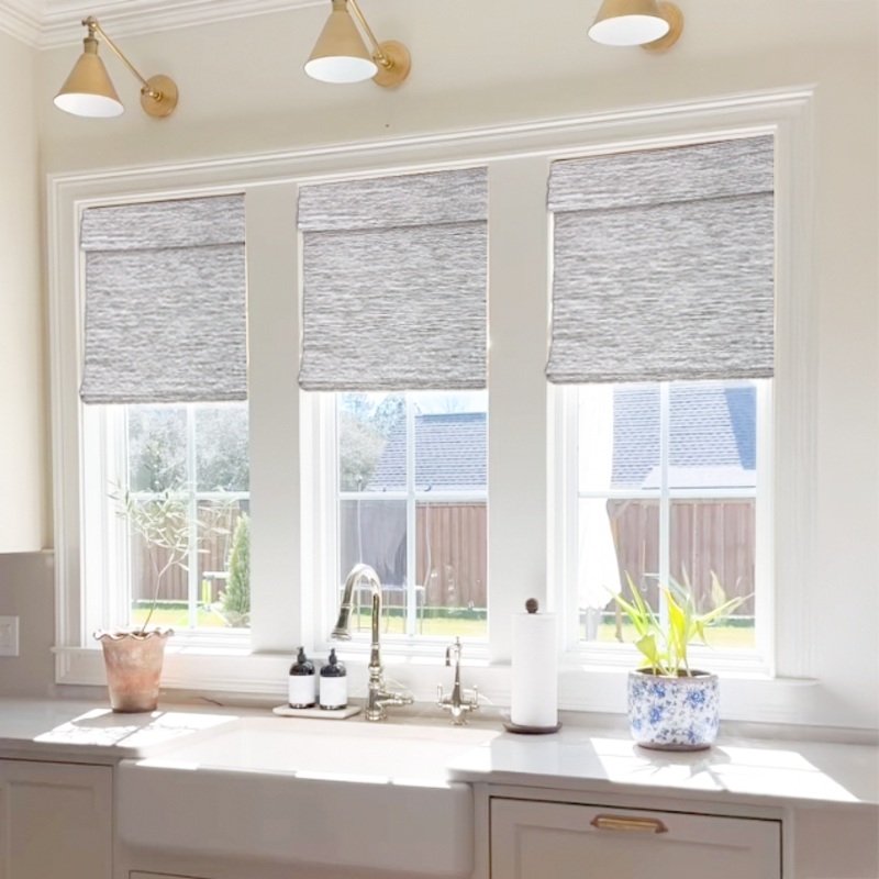 Ivy Woven Bamboo Blinds & Shades Top Down Bottom Up | Marble