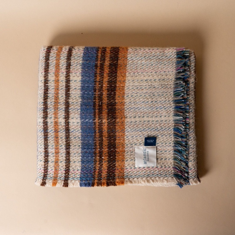 Recycled Wool Throw Blanket