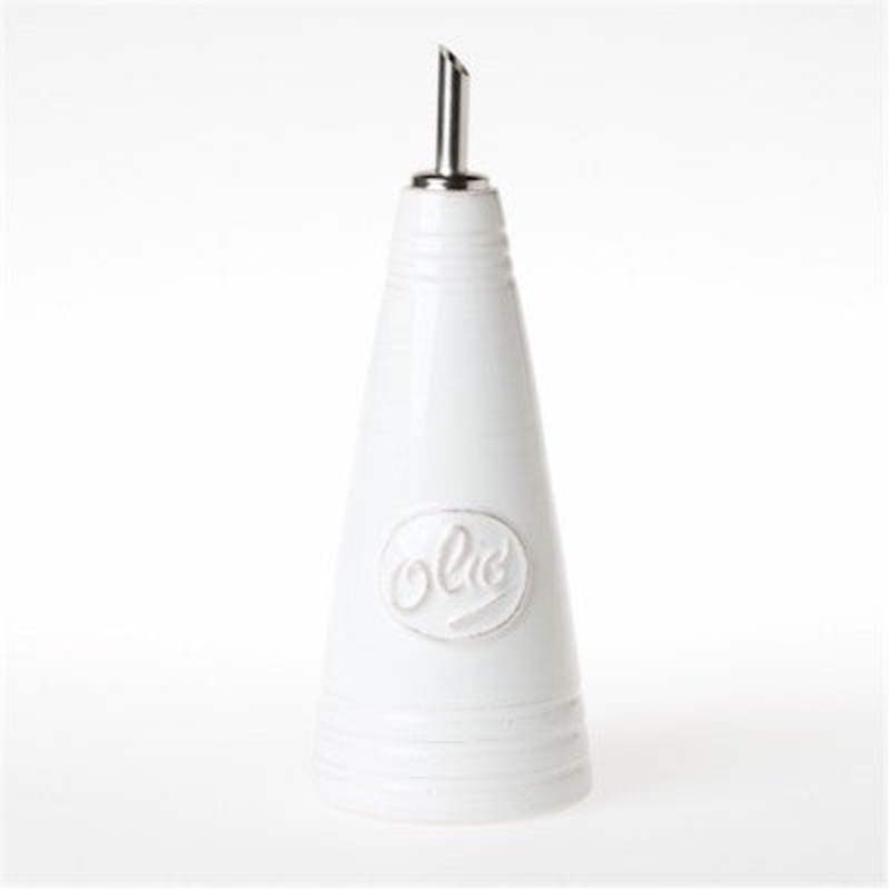 VIETRI: Lastra White Olive Oil Bottle Dispenser