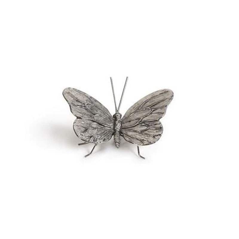 Decorative Antique Pewter Butterfly