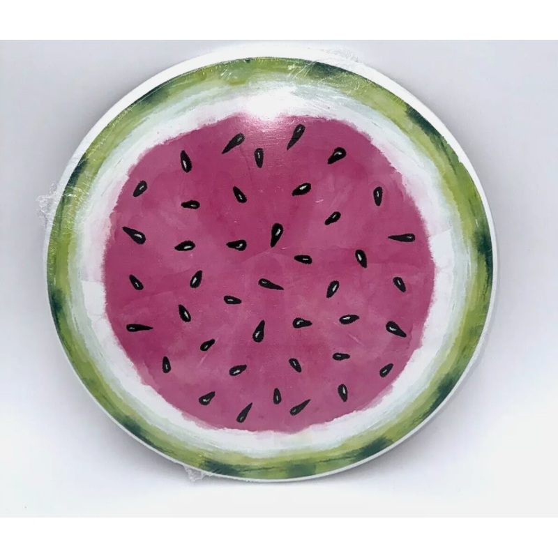 Watermelon Lazy Susan Acacia Wood 14″x14″x1″