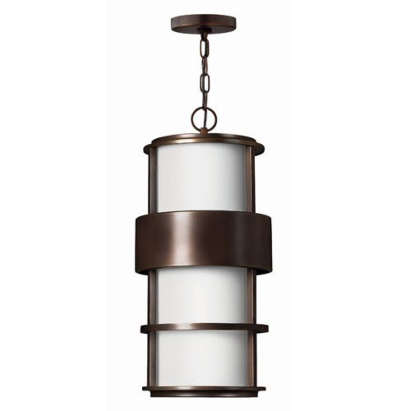 Hinkley 1902 Saturn 1-lt 10″ LED Outdoor Pendant