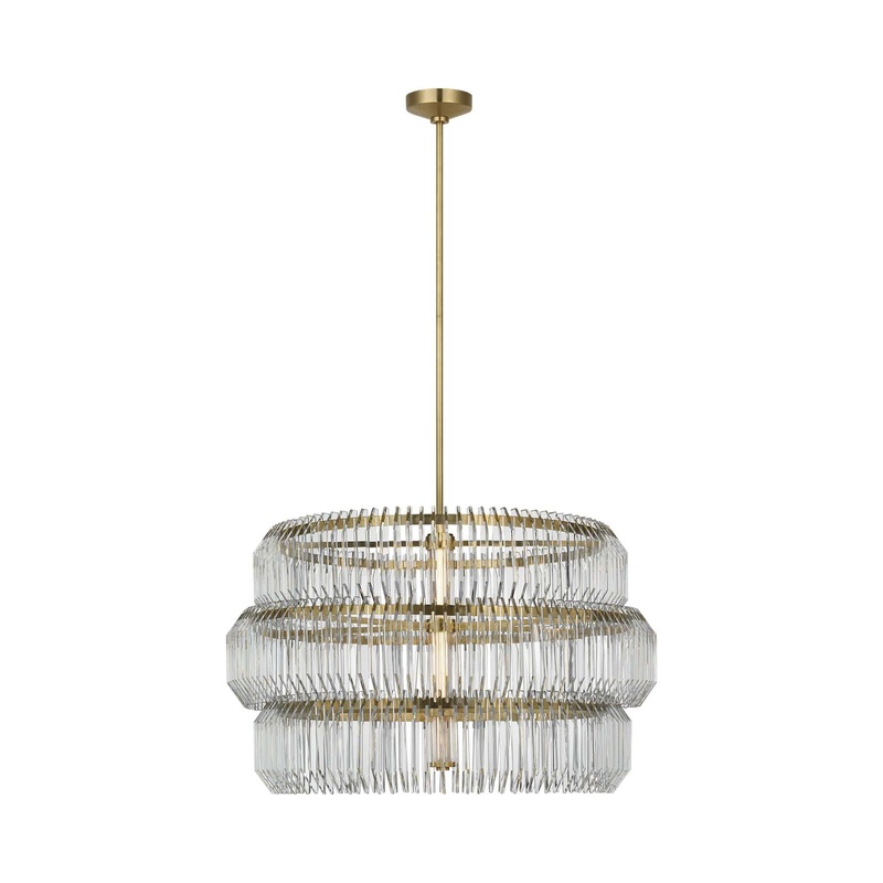 Killarney LED Layered Drum Chandelier