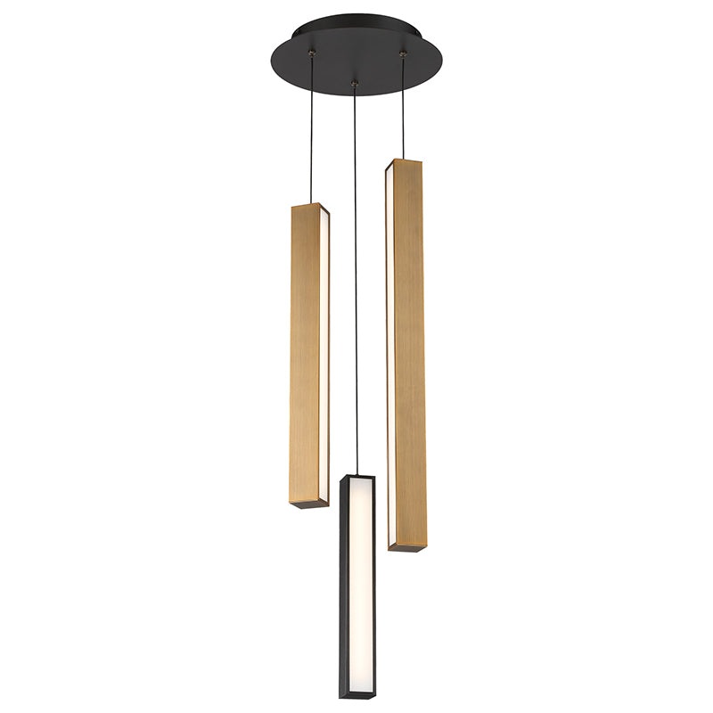 Modern Forms PD-64803R Chaos 3-lt 12″ LED Pendant
